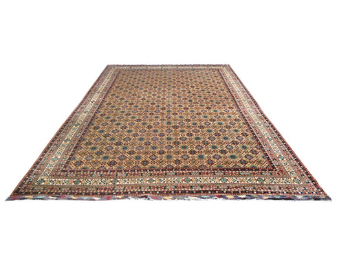 13x17 Yousafi Multicolor Afghan Hand Knotted Wool Area Rug